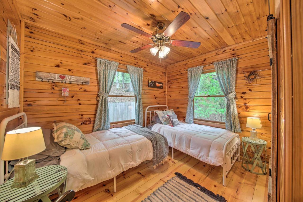 Peaceful Blue Ridge Cabin With Decks And Fire Pit Bagian luar foto